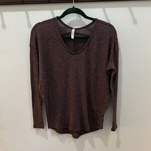 Mia & Tess Brown Lightweight Sweater
